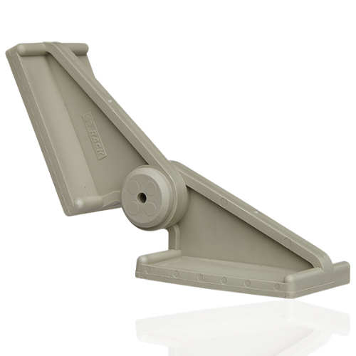 Scharnier aus PP, L&auml;nge 170 mm, zum Aufschwei&szlig;en im Apparate- und Kunststoffbau