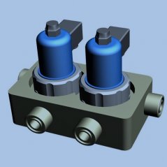 MEHRWEGEVENTILE: CNC-Ventilbl&ouml;cke
f&uuml;r 
Magnet- und Membranventile
aus
PVCU, PVCC, PE, PP und PVDF