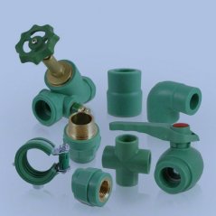 PP-RCT
ROHRSYSTEME: Rohre, Formteile und 
Armaturen 
aus 
PP-RCT